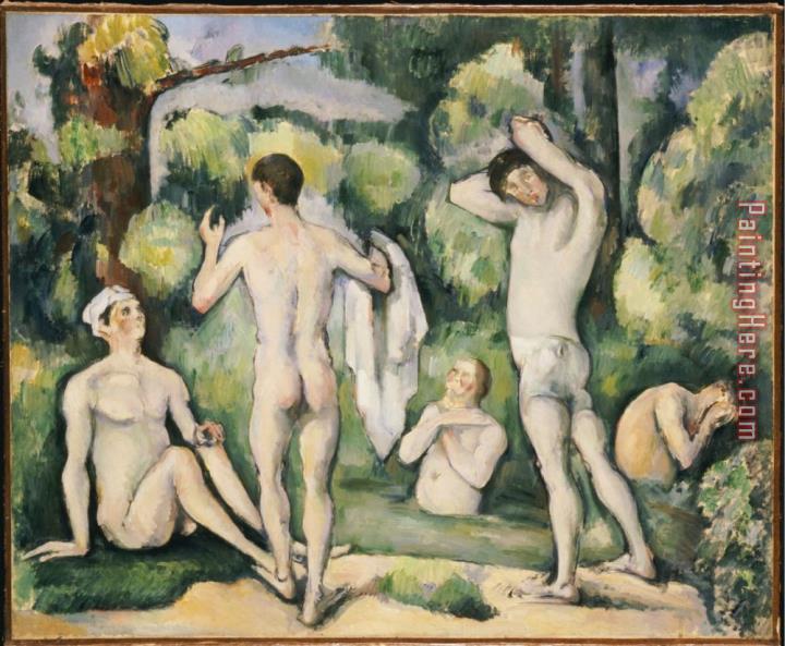Paul Cezanne The Five Bathers C 1880 82